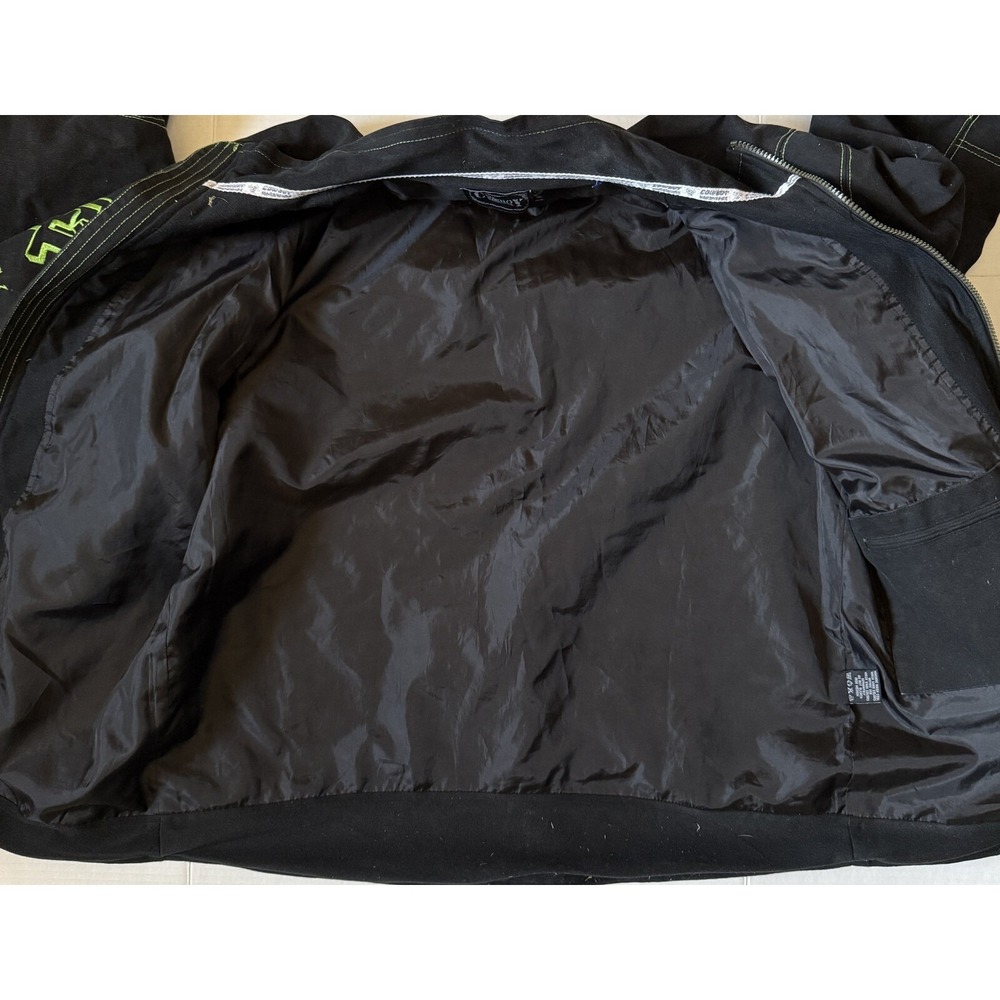 COWBOY HARDWARE - Go Spur 1 - Men's Black Canvas Lined‎ Jacket - Size X-Large XL - Picture 5 of 9
